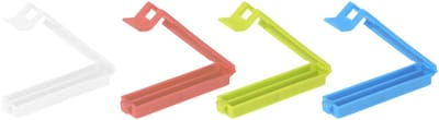 Excellent Houseware vershoudklemmen - vershoudclips - 20x - multicolor - kunststof