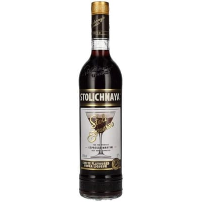 Wodka Stolichnaya Stolichnaya Espresso Coffee Flavoured Premium Vodka FKP 30% Vol. 0,7l