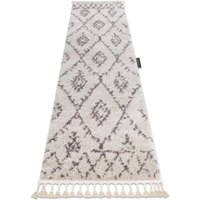 Kleden Rugsx Tapijt, Vloerbekleding BERBER FEZ crème - voor 70x200 cm