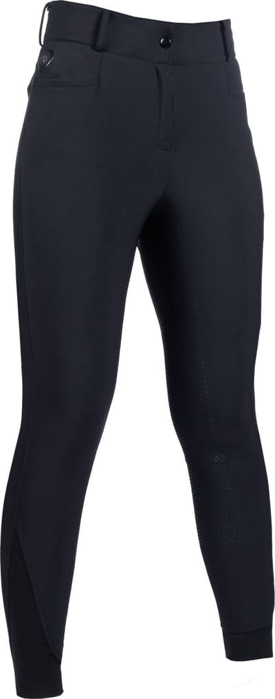 HKM - Rijbroek Keep Warm - Winterrijbroek met Verwarming - Zwart - Maat 34
