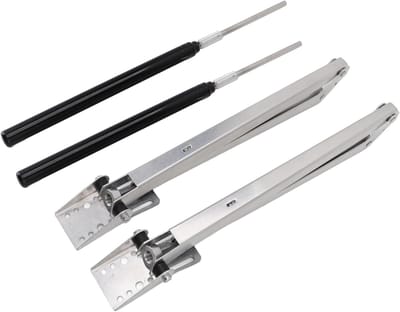 Kas Vent Opener - Raamopener Kas - Optimale Groei - Automatische Ventilatie - 2 Stuks - Grijs