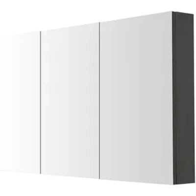 Aquazuro Spiegelkast Arezzo 120cm Donkergrijs