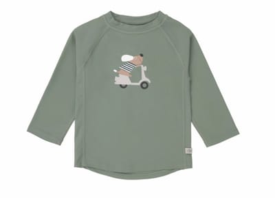 Lässig UV Shirt - Longsleeve - Scooter - Dog - Hond - Groen - Maat 62/68