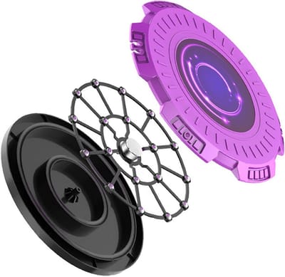 Buikspieren Twist Board - Core Trainer - Taille Vormen - Magnetische Ondersteuning - 30 x 30 x 4 cm - Paars