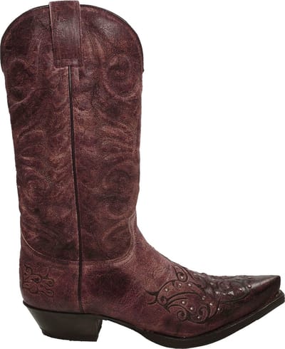 Sendra Boots 11472 Cuervo Bruin Heren Laarzen Cowboy Western Boots Spitse Neus Schuine Hak Lederen Zool Sierstiksel Studs Vintage Look Echt Leer Maat 45