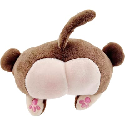 Peluche en coton PP, porte-clés, doux et portable, idéal pour la vie quotidienne, gris beige