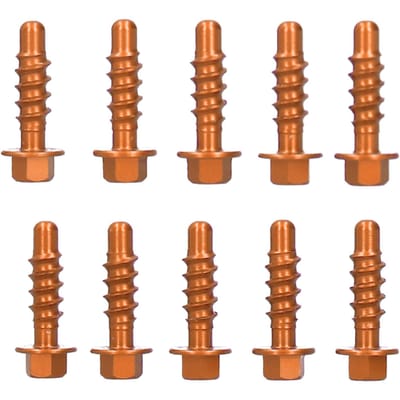 Zelfborende schroeven kit geanodiseerde afwerking geschikt voor 125 150 200 EXC XC SXF EXCF XCF 19972020(Oranje )