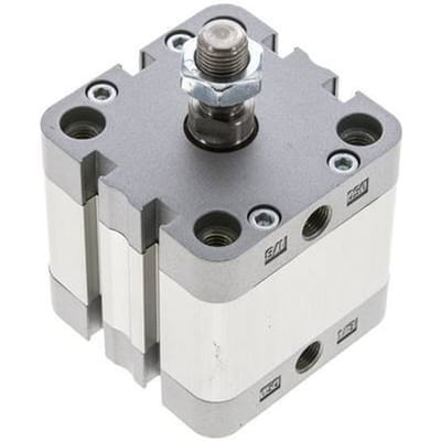 ISO 21287 Compacte Dubbelwerkende Cilinder 50-20mm - Magnetisch - Mannelijke Stang