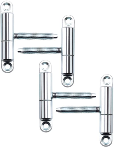 SOTECH 4 deurscharnieren opschroefscharnier 15 x 83 mm met stift M8 x 47 mm opschroefscharnier voor binnendeuren om op te schroeven / in te boren (gegalvaniseerd staal)
