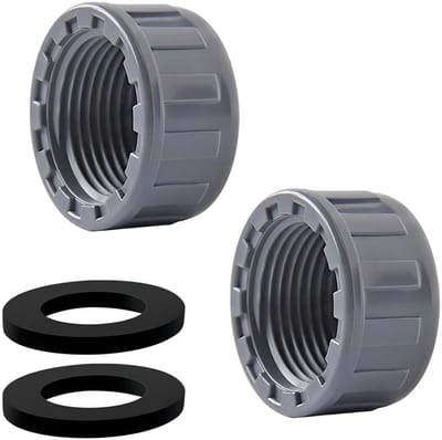 Dailygoods- Afsluitdop 40mm - PVC - 2 Stuks - Hoogwaardige Rubberafdichting - Waterdicht - Schokbestendig - Dikte 3mm - Pvc Dop