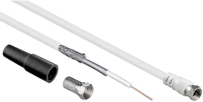 Goobay coaxkabel installatieset voor satellietschotel | 10 meter