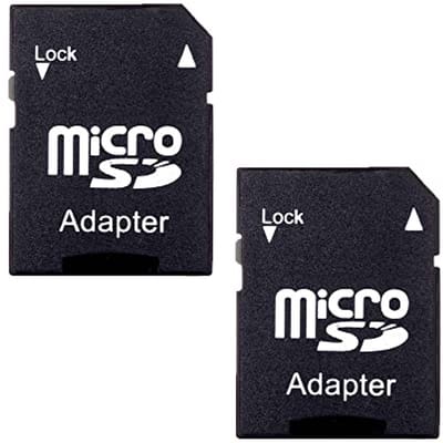 Micro SD Kaart Adapters - 2 Stuks - Geheugenkaart Adapter voor Tablet en Mobiele Apparaten