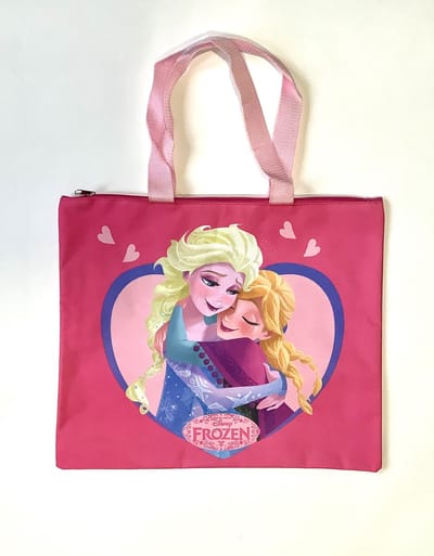 Disney Frozen Tas - Anna en Elsa - Roze - 40x35 cm