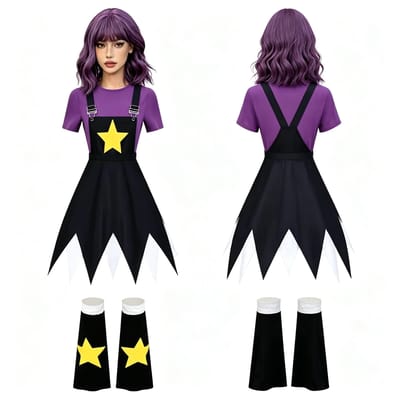 Cosplay kostuum dames game time cos kostuum prinses lily damesjurk Poppy Playtime Lily anime cosplay kostuum dames L black