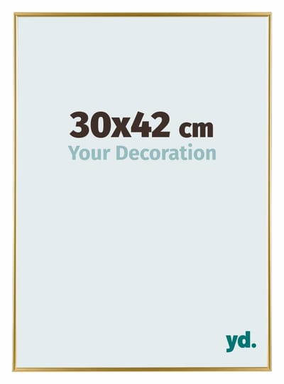 Your Decoration - Fotolijst 30x42 cm - Kunststof - Goud - Evry