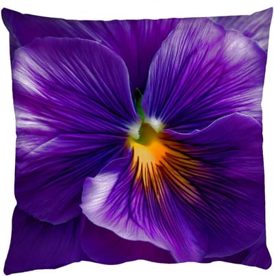 Sierkussens - Kussentjes Woonkamer - 50x50 cm - Paars - Viool - Diepte