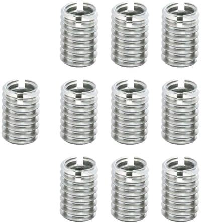 Tornillos de Insertos Roscados M4 voor Reparatie van Draadverbindingen in Auto's en Turbines - 10 Stuks Inox Kwaliteit