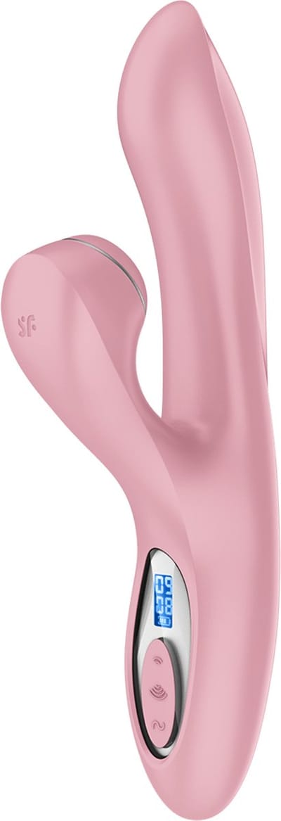 Satisfyer Pro+ G-Spot Generation 2 | rabbitvibrator met luchtdruk & vibratie | lcd-display | G-spot & clitoris | waterdicht IPX7 | USB-C