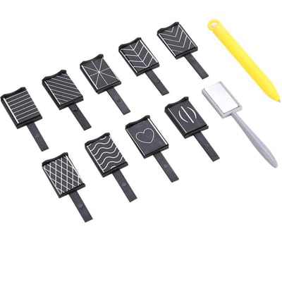 11-delige set 3D kattenoog magnetische LED-nagellak Soak Off UV-gel magneetstok manicure nail art gereedschap gray