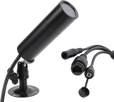 Beveiligingscamera Mini - Thuiscamera HD - Huisbewaking - 5MP Resolutie AI - Tot 512GB - Wit