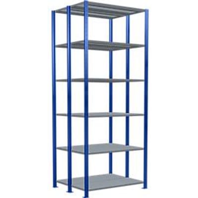 SCHULTE Lagertechnik - Boutloze dubbele bodemplank type 150 - 2500x1000x2x400 mm 2x6 legborden