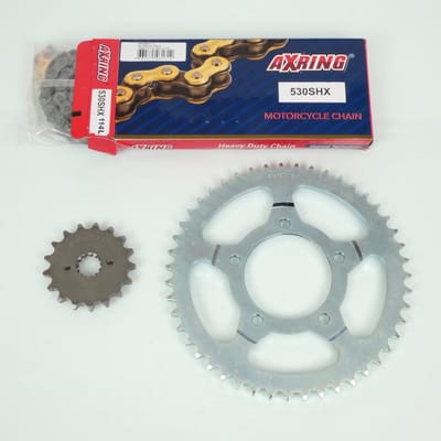 Kit chaîne Sifam pour Moto Suzuki 600 Gsf Bandit N 2000 à 2004 17X47 Pas 530 Alésage 87mm Neuf