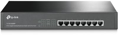 TP-Link TL-SG1008MP netwerk-switch Unmanaged Gigabit Ethernet (10/100/1000) Power over Ethernet (PoE) Zwart
