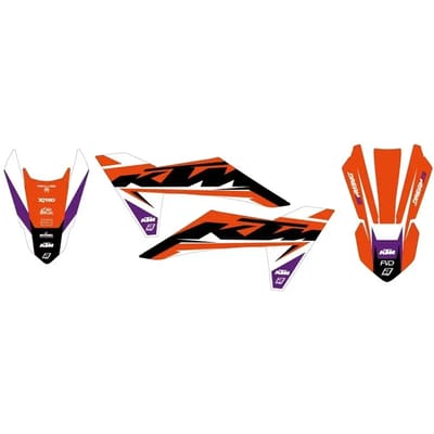 Motorfiets decoratie kit Blackbird Racing KTM 65 SX Dream Graphic 5