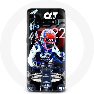 Case voor Samsung Galaxy S10 plus Formule 1 Yuki Tsunoda Japanse F1-coureur