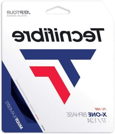 Tecnifibre X-One Biphase 12,2M Schwarz Tennis Set snaren 12,2m Multifilament Zwart 1,24