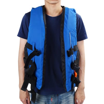Gilet de sauvetage universel pour adulte Dérive Natation Navigation Ski Gilet de sauvetage(Bleu XXL)