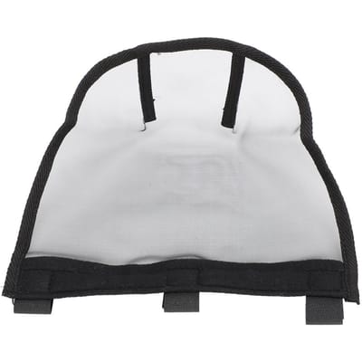 Couverture Protecteur de Nez de Cheval Respirante d'Extérieur Anti Moustique Couverture en Maille pour le Visage Fourniture pour Chevaux white