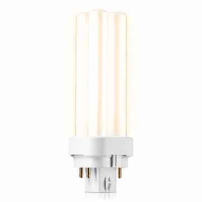 1x Stick Spaarlamp G24q-1 - 10W - Warm Wit Licht (3000K) - 600 lm - 13 jaar - Niet Dimbaar - PL-C / Dulux D D/E 4-Pin