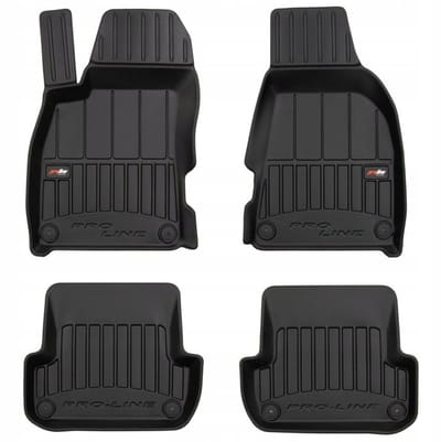 Frogum No.77 - Automatmatten - Geschikt voor Seat Exeo 2008-2013 - 3D Pasvorm - Hoge Rand 6cm - TPE Rubber