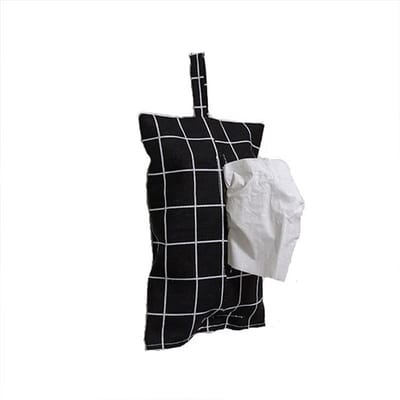 Draagbare Hangende Stoffen Tissue Doos Container Woonkamer Thuis Auto Handdoek Servet Papieren Zak Houder Doos Thuis Tafel Decoratie