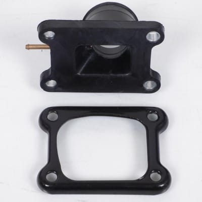 tnt soft mount rubber inlaatpijp voor derbi 50 senda Ø24mm motorfiets nieuw