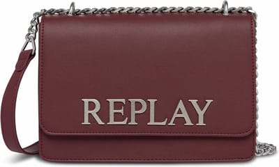 REPLAY Schoudertas Crossbody Bag Port Wine Wijnrood