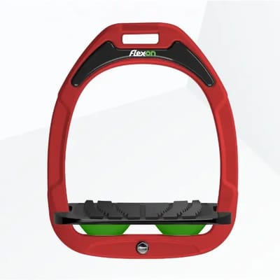 Verstelbare Steigeren Grip Rood/Zwart/Groen Flex-On Green Composite