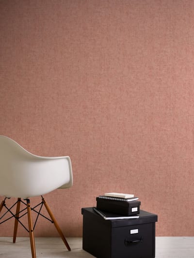 UNI BEHANG | Modern - roze oranje rood - A.S. Création Greenery