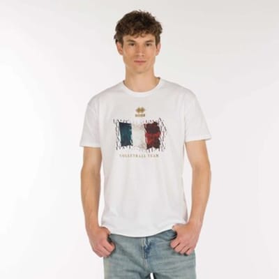 Errea T-Shirt Nat. Italië Volley Ita Er 05 Mc Ad - Sportswear - Volwassen