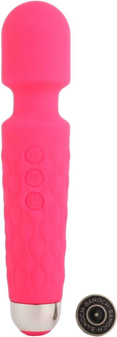Banoch | Frikitona pink krachtig | roze draadloze massage wand | usb oplaadbaar | 20 Vibratiepatronen | 8 Snelheden