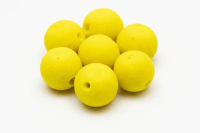 Reniers Fishing Mini Boilies Pre Drilled 8 mm (80gr) - Kleur : Fluo Geel