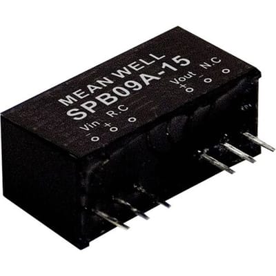 MEAN WELL SPB09B-05 DC/DC-convertermodule 1.6 A 9 W Aantal uitgangen: 1 x Inhoud 1 stuk(s)