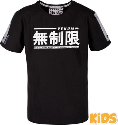 Venum Kids Limitless T Shirt Zwart Venum Vechtsport Shop - Kids - 8 Jaar