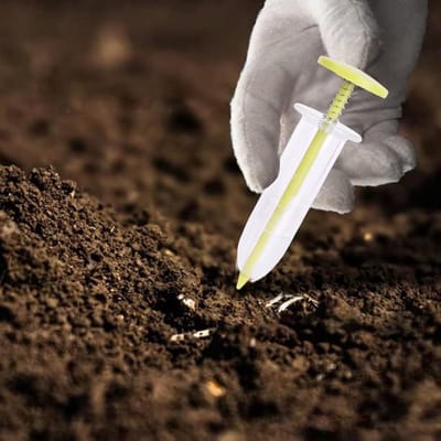 Zaadstrooier Handmatig - Zaailingen Plantstok - Efficiënt Zaaien - Eenvoudige Reiniging - 5.2 cm - Groen