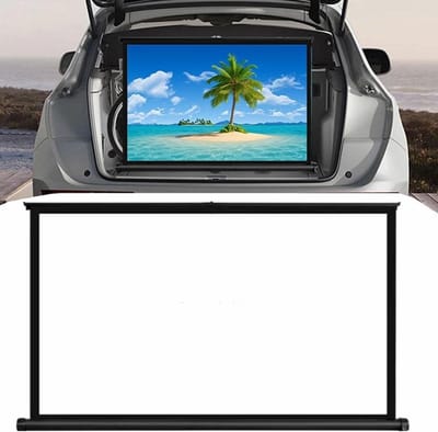 Projectiescherm Handmatig - Film Scherm - Presentaties Geven - Wit Glasvezel Materiaal - 40 inch - Wit