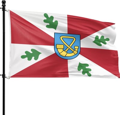 VlagDirect - Tytsjerksteradiel vlag - Gemeente Tytsjerksteradiel vlag - 90 x 150 cm.