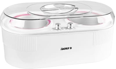 Dubbele Waxverwarmer 2-in-1 voor Blikwax 400–800 ml – Snel Verwarmen met 400W – Professionele iWax Waxbrander