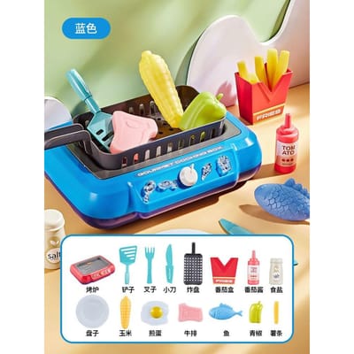 Mini Keuken Speelset Kinderen Doen Alsof Koken Speelgoed Realistisch Kookgerei Ouder-Kind Interactieve Simulatie Voedsel Meisjes Jongens Cadeau