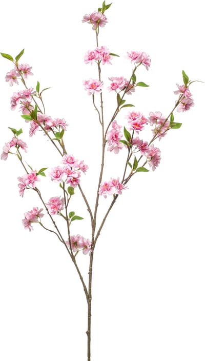 Emerald - Kunstbloem Kersenbloesem tros 120cm roze - Kunstplant voor binnen